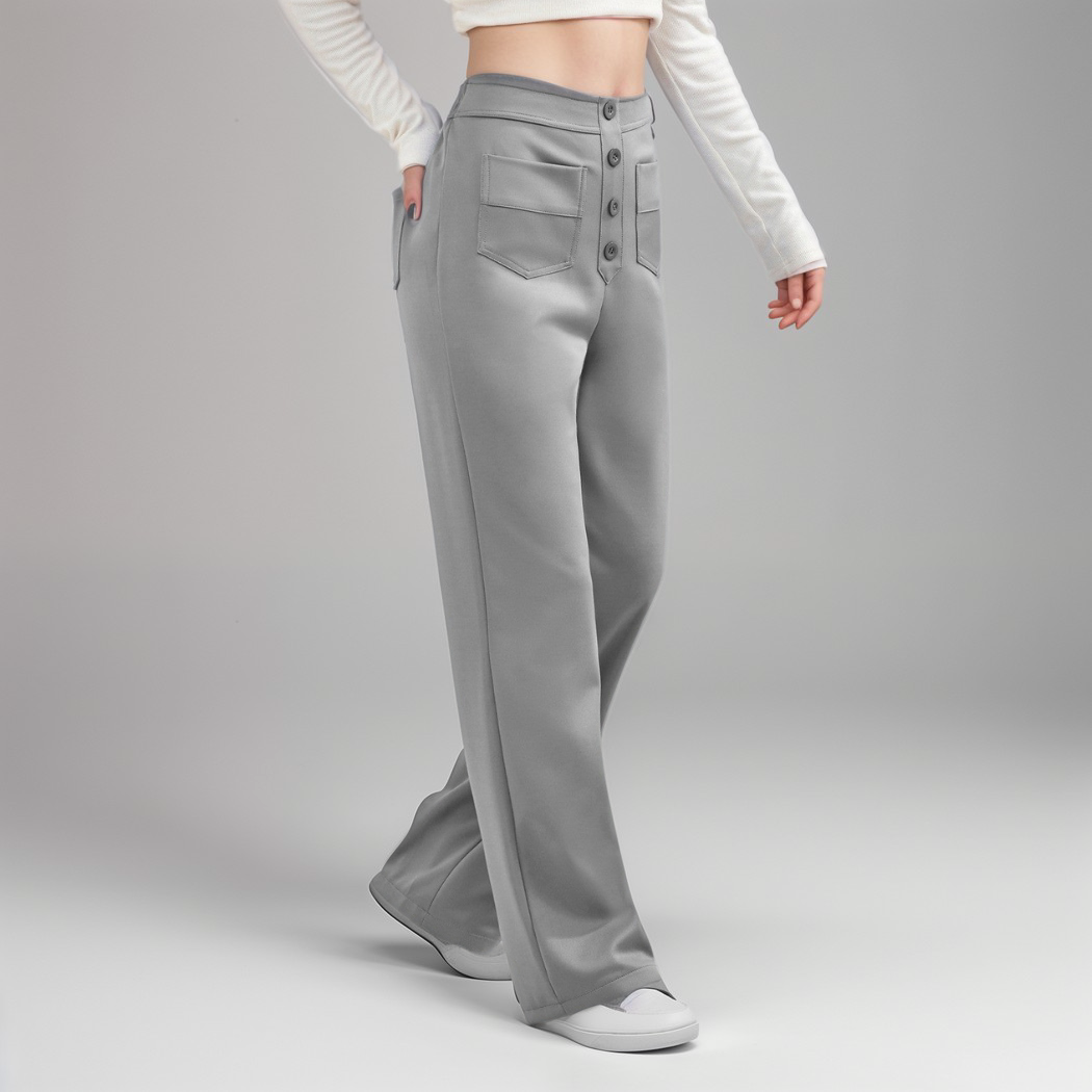 Tina | Stretchy High Waist Broek | 1+1 GRATIS