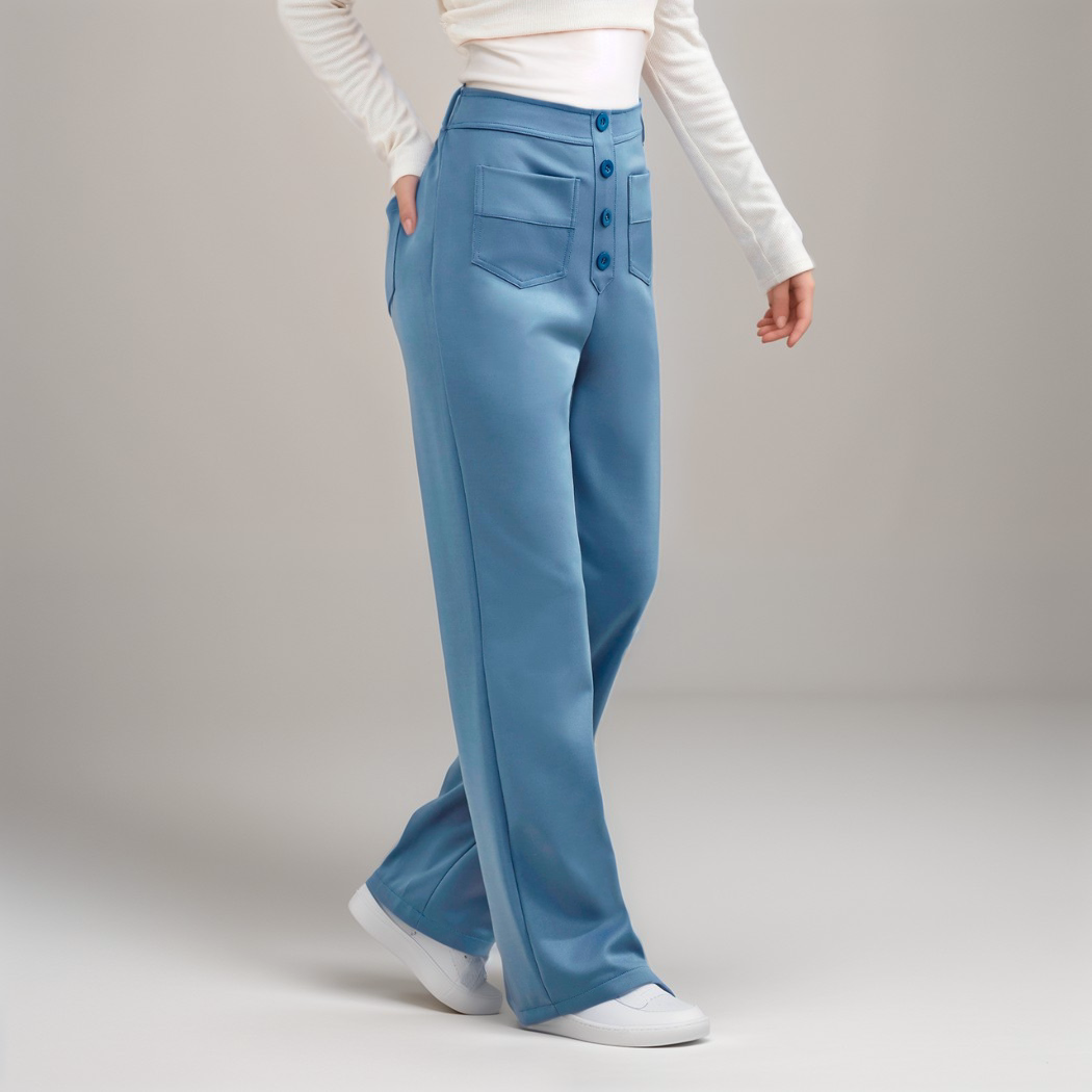 Tina | Stretchy High Waist Broek | 1+1 GRATIS