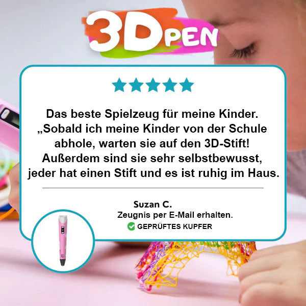 3D-Druckstift | Spaß für Jung und Alt! | 1+1 Frei