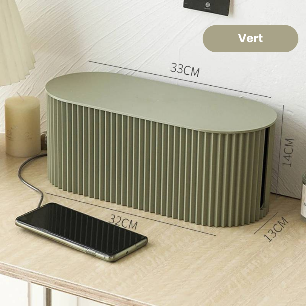 CableBox - Boîte de rangement chic et minimaliste