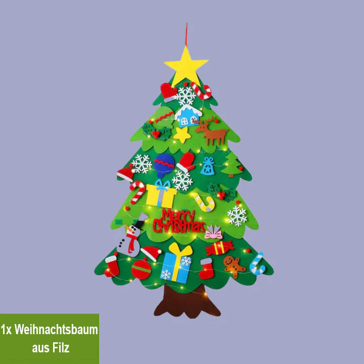 Filz-Weihnachtsbaum | Sicher dekorieren!