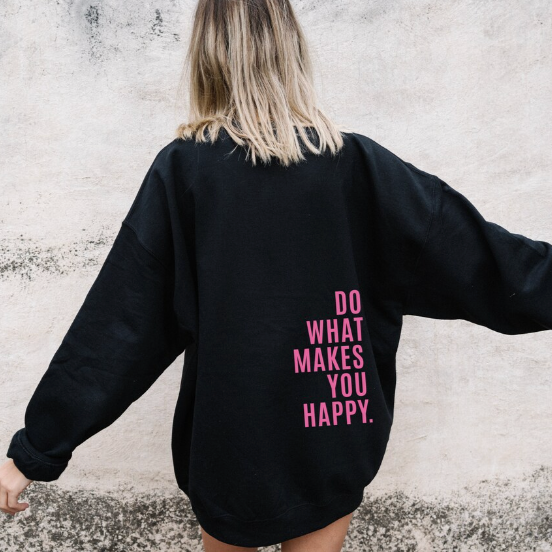 Happy | Oversized Hoodie