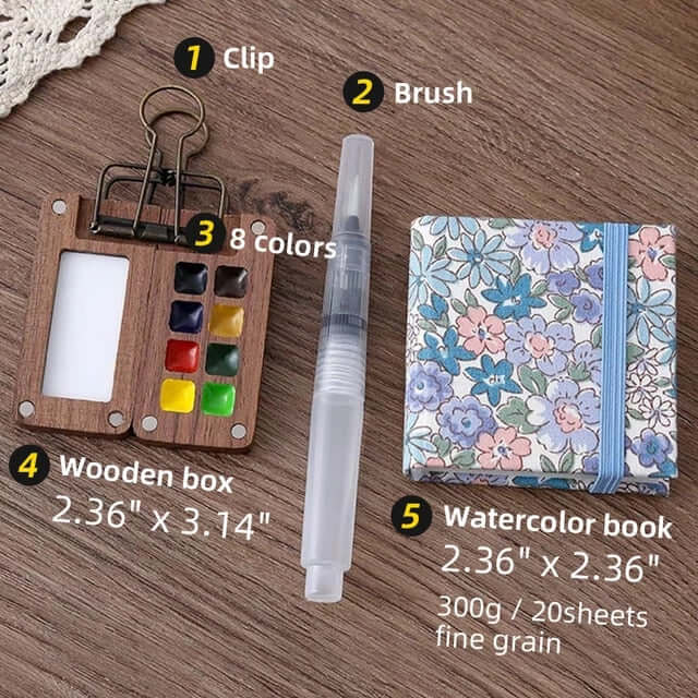 Stress-Free Paint Kit: Kunst schaffen, Stress abbauen, jederzeit und überall!