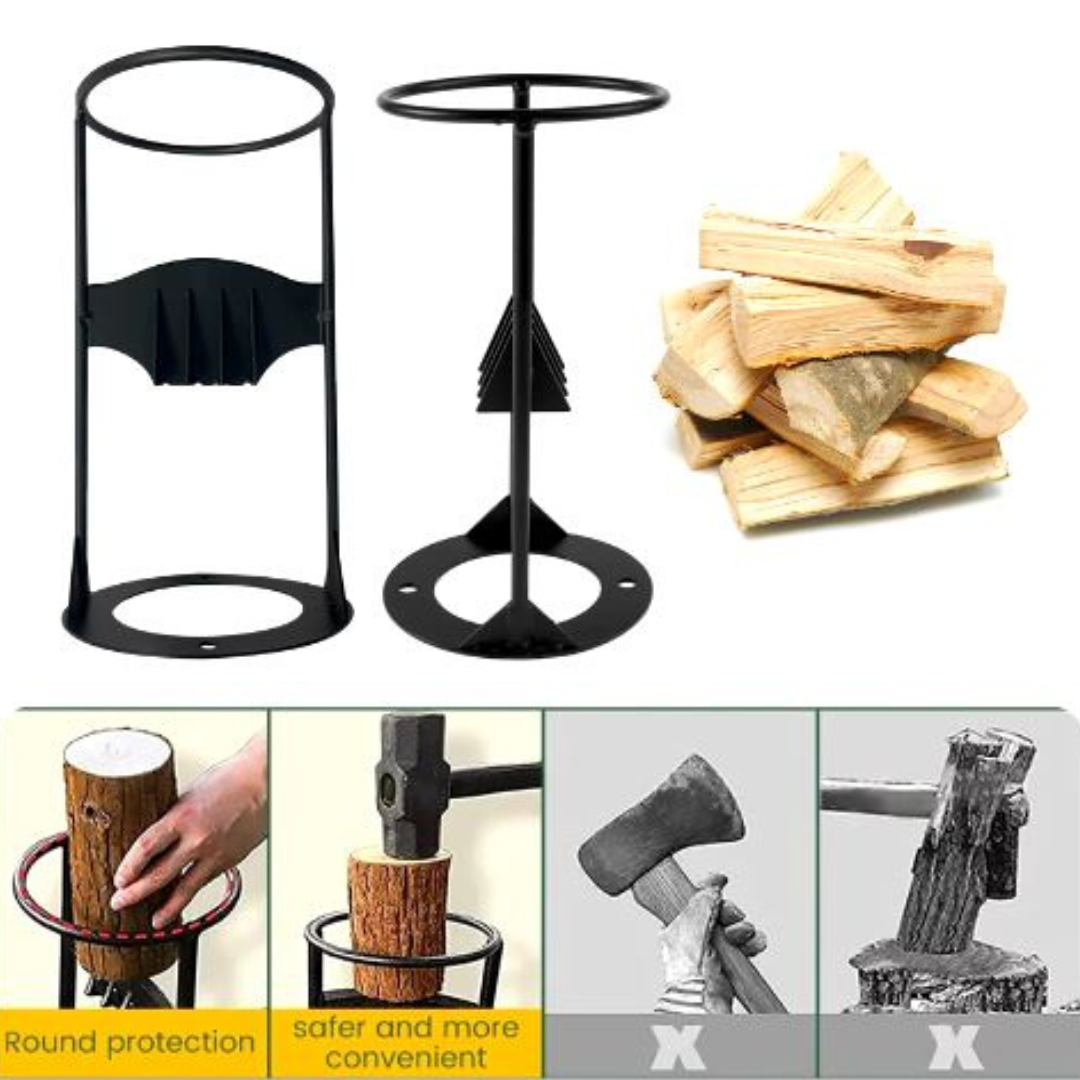 WoodSplitter - Draagbare Gietijzeren Hout Splitter