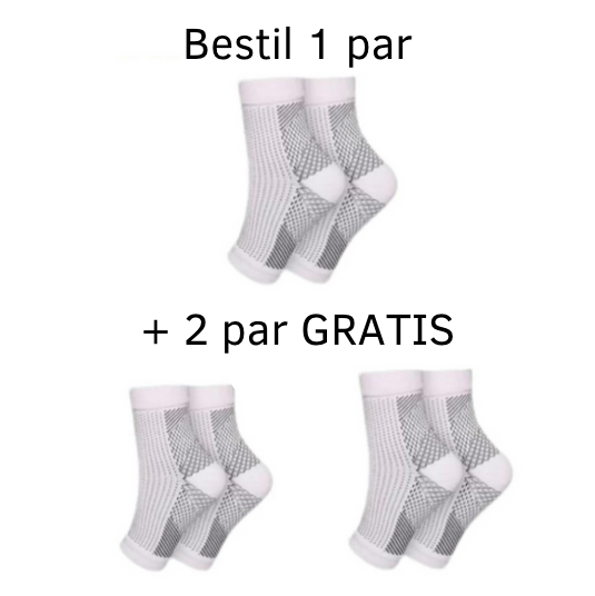 ComfortSox™ - Støttestrømper til smertefulde fødder (1 + 2 par gratis)