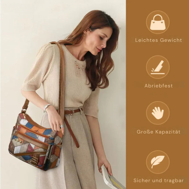 Tasche mit Vintage-Muster - Winterschlussverkauf!