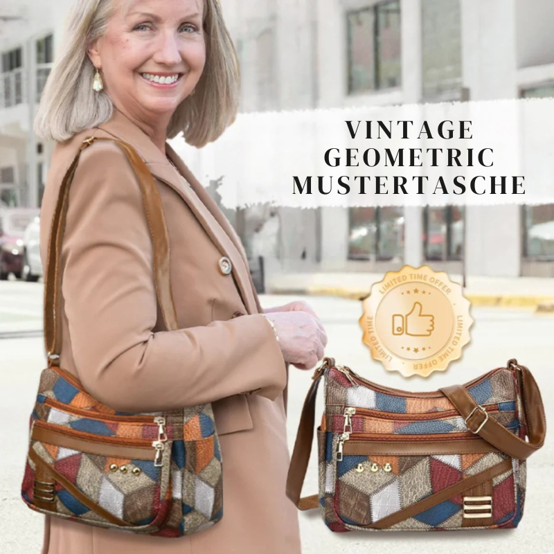 Tasche mit Vintage-Muster - Winterschlussverkauf!