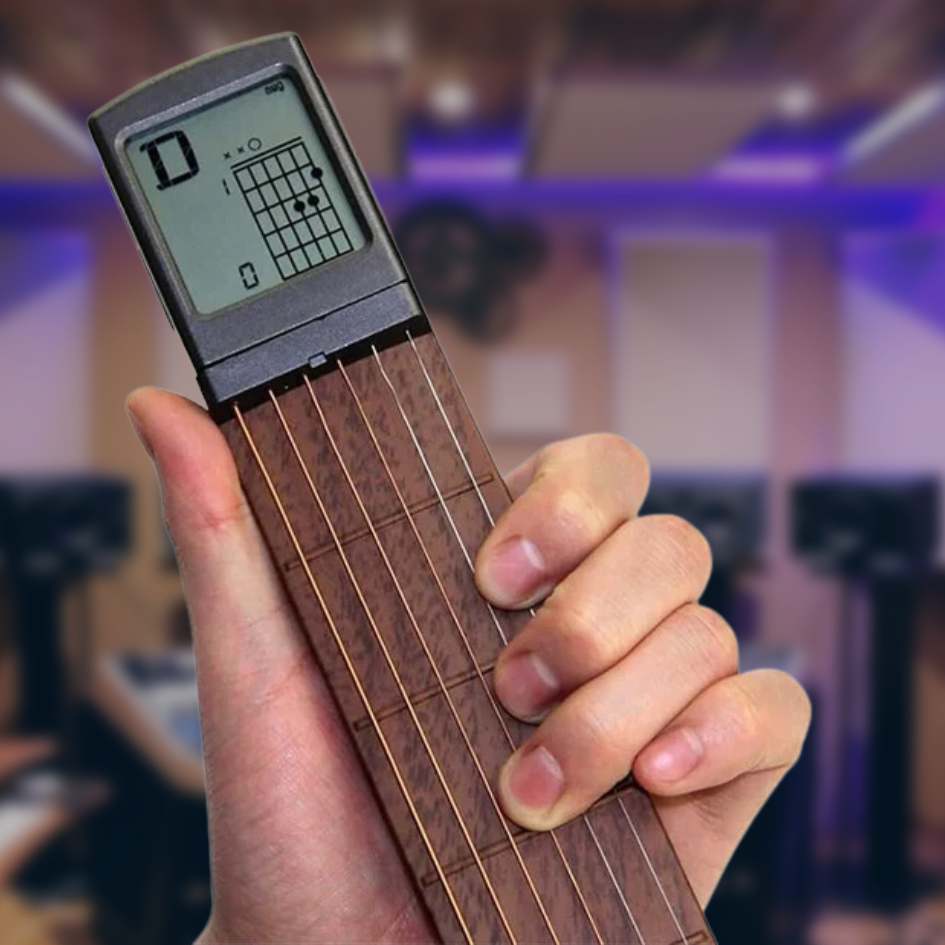 Tragbarer Gitarrenakkord-Trainer