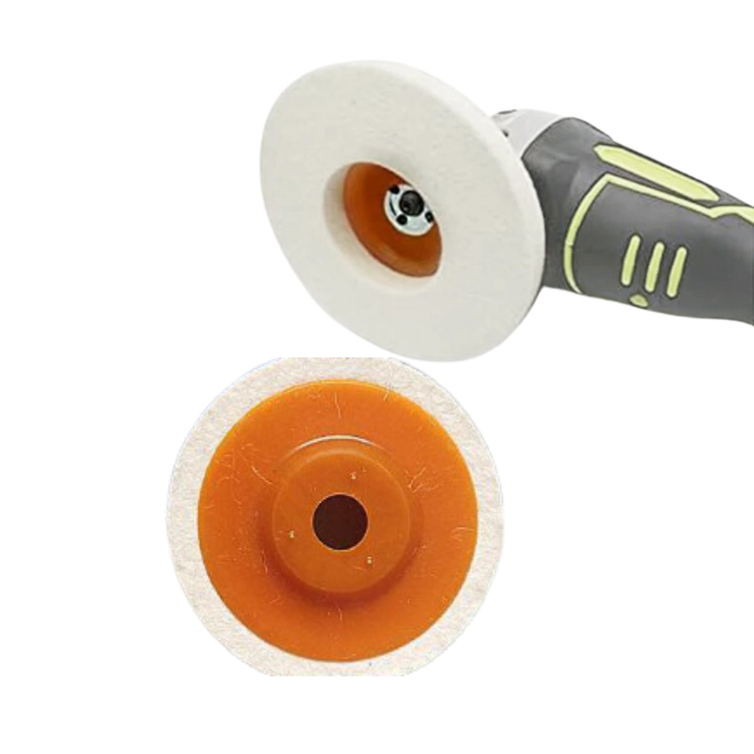 PolishDisc - Vielseitige Woll-Polierscheiben-Pads