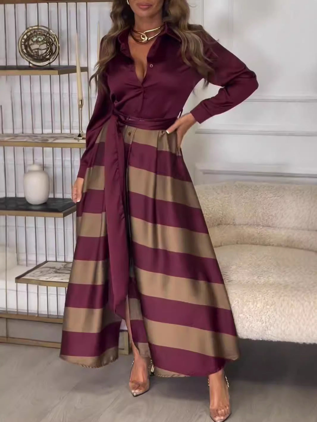 💥Uitverkoop 49% korting💕 Elegantie met schouderband jurk