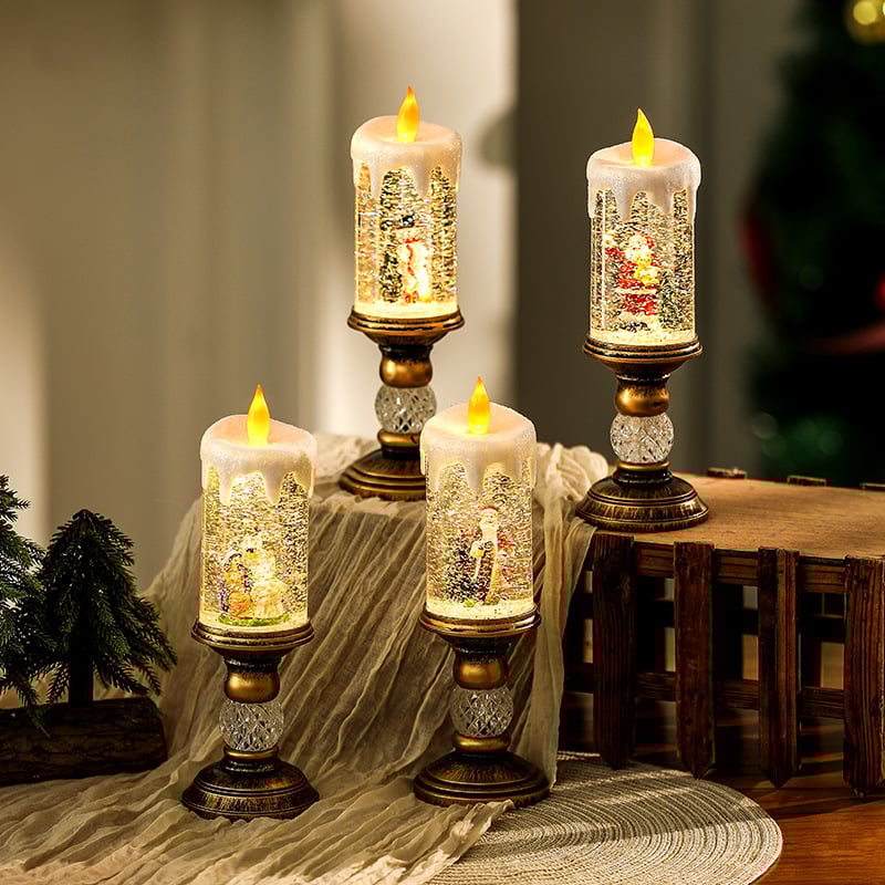 🎅Hete Promotie 49% Aanbieding🎅Kerstkaars Nacht Light🕯️