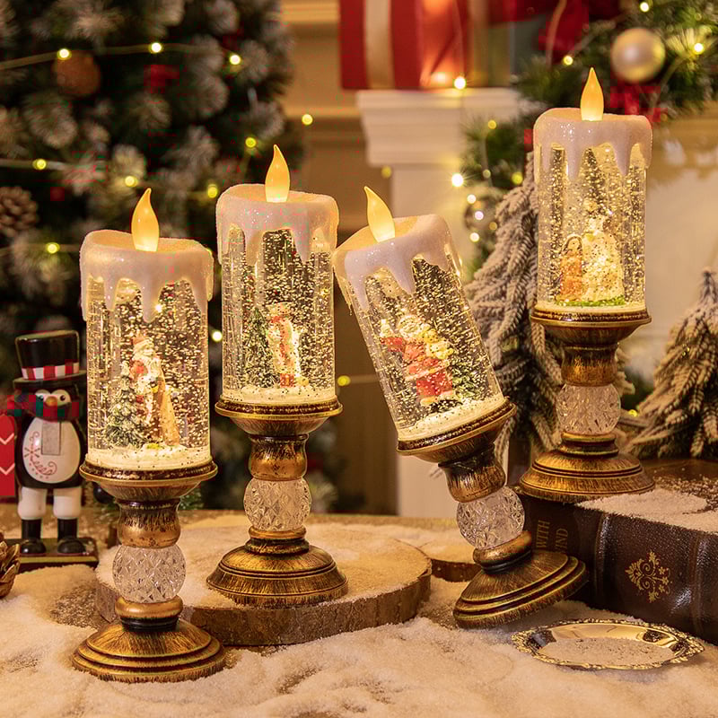 🎅Hete Promotie 49% Aanbieding🎅Kerstkaars Nacht Light🕯️