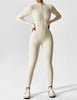 Yeoreo Belle Fleece Long Sleeve Zipper Jumpsuit