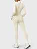 Yeoreo Belle Fleece Long Sleeve Zipper Jumpsuit