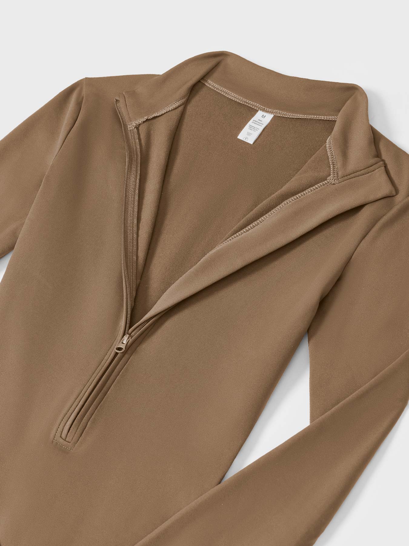 Yeoreo Belle Fleece Long Sleeve Zipper Jumpsuit