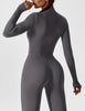 Yeoreo Belle Fleece Long Sleeve Zipper Jumpsuit