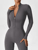 Yeoreo Belle Fleece Long Sleeve Zipper Jumpsuit