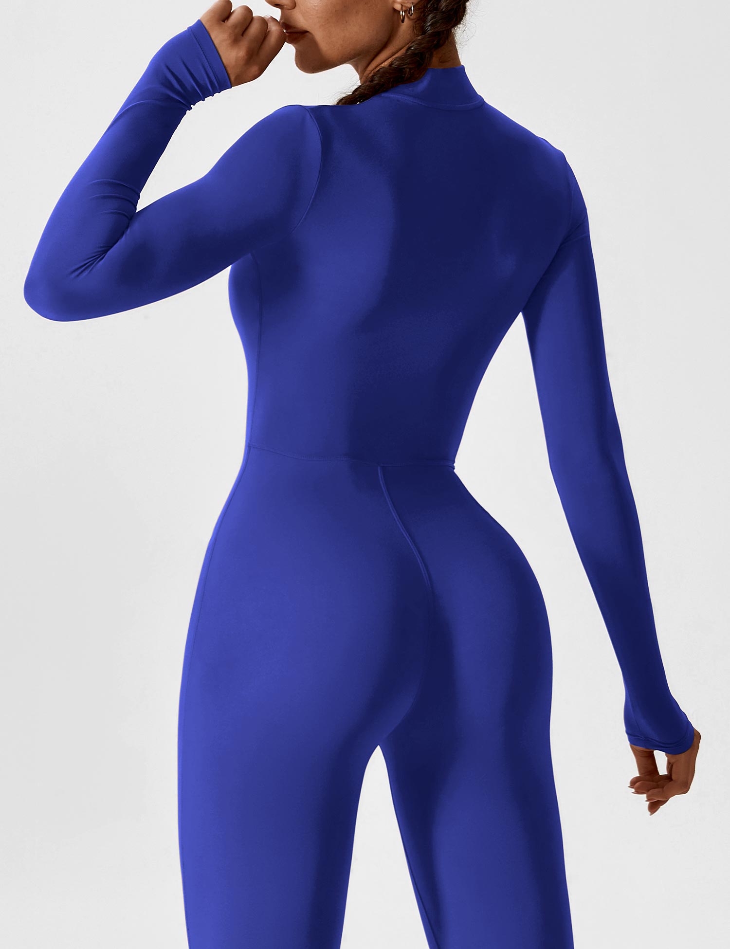Yeoreo Belle Fleece Long Sleeve Zipper Jumpsuit